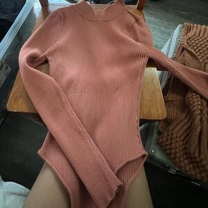 Forever 21 bodysuit open back medium